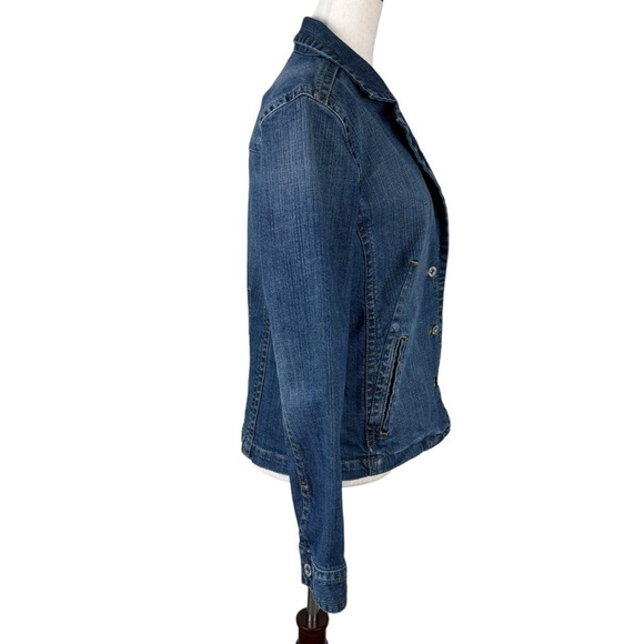 Chicos Platinum Jean Jacket - Picture 2 of 9